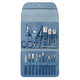 thumbnail image 1 of Kit de pedicura profesional CortaúñasHerramientas, kit de aseo Herramienta para el cuidado de uñas con estuche de viaje de cuero 16 piezas - Azul, 1 of 5