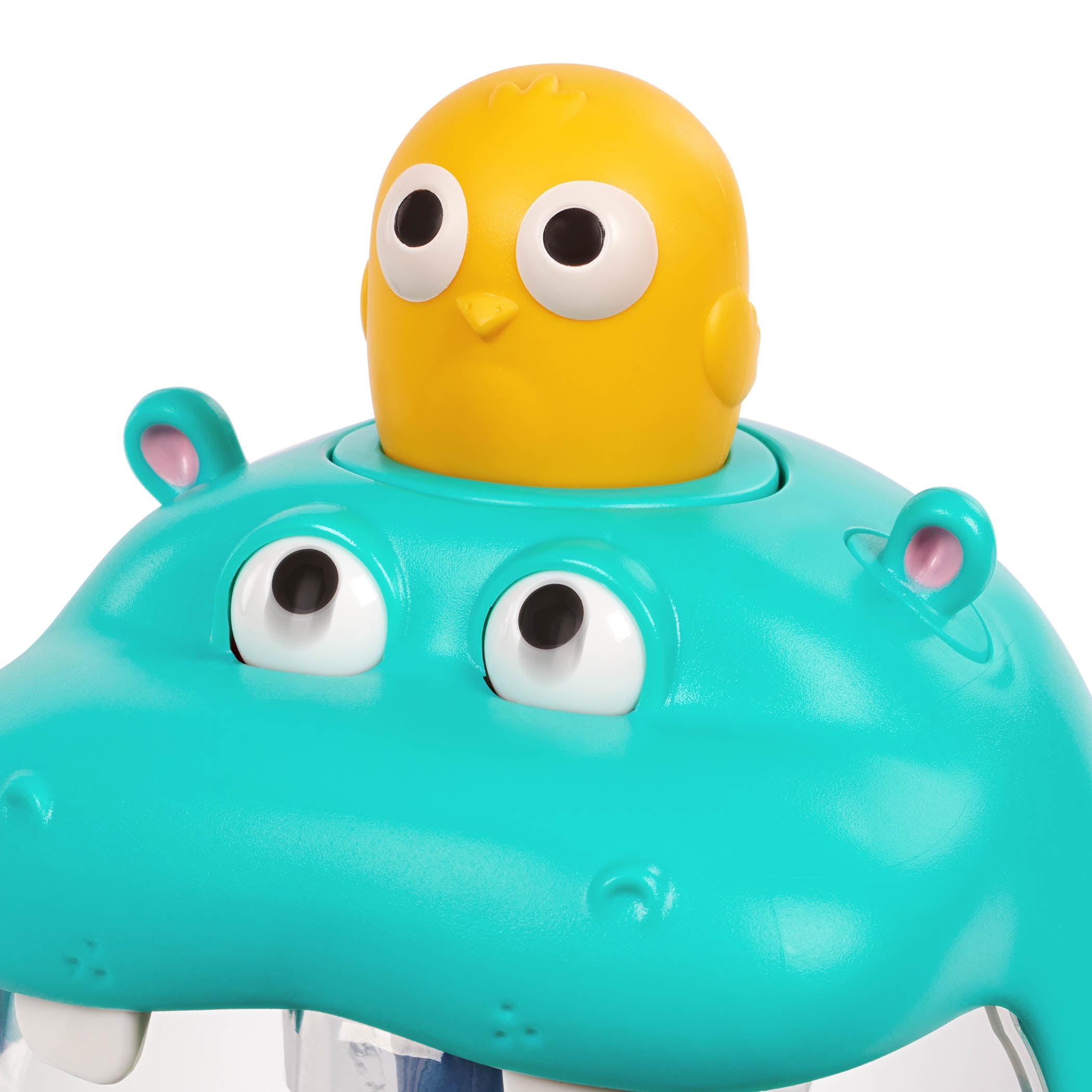 Battat Party Pop Hippo Ball Popping Toy with 18 Colorful Balls, Baby and Toddler Toys