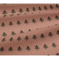 thumbnail image 5 of oneOone Viscose Jersey Dark Peach Fabric Tree & Geometric Block Sewing Material Print Fabric By The Yard 60 Inch Wide, 5 of 5