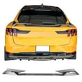 thumbnail image 3 of Ikon Motorsports Trunk Spoiler Compatible With 2021-2025 Ford Mustang Mach-E 4-Door, MID Rear Window Lip Spoiler Wing 3PCS Carbon Fiber Print, 3 of 7
