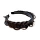 thumbnail image 5 of Diadema para El Cabello, Diadema Ancha, Peinado para El Cabello, Banda para El Cabello Gruesa, Banda para El Cabello para M marrón oscuro, 5 of 8