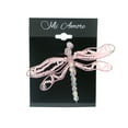 thumbnail image 2 of DragonFly Brooch-Pin With Bead Accents  Pink Color #LQP1030, 2 of 2