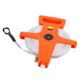 thumbnail image 1 of Fiberglass Measuring Tape, Tapered Tip Piles Waterproof Soft 100meter Versatile Fiberglass Tape   For Construction, 1 of 8