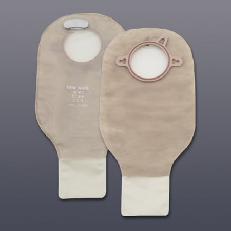 Colostomy Pouch New Image™ 12 Inch Length Drainable - Item Number 18162 - 10 Each / Box - 1-3/4