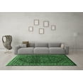 thumbnail image 3 of Ahgly Company Indoor Round Persian Emerald Green Traditional Area Rugs, 6' Round, 3 of 4