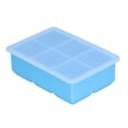 thumbnail image 1 of Ice  Molds, Easy To Demold Ice Tray  Food Grade Silicone  For Chocolate For Ice Cubes For Cakes Sky Blue, 1 of 8