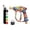 B, variant on Graffiti Foam Cannon Pro: 6.69" Quick-Connect Adjustable Snow Foam Spray Gun with 5-Nozzle Kit for High-Pressure Car Wash A