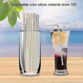 thumbnail image 4 of 1000pcs Plastic Drinking Straws Environmental Protection and Safety Flexible Plastic Drinking Straws for Home, Bar, Parties gx20241211415, 4 of 5
