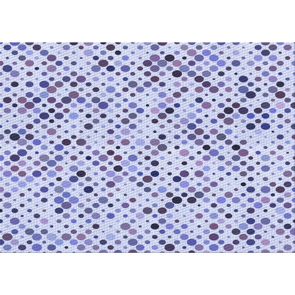 Ahgly Company Indoor Rectangle Patterned Heavenly Blue Area Rugs, 2' x 4'