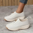 thumbnail image 5 of Dakaela Womens Platform Slip on Loafers Comfort Wedge Walking Sneakers Comfort Casual Work Shoes, 5 of 8