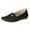 Black, variant on Penny Loafers for Women Comfy Orthopedic Walking Shoes Trendy Stitching Round Toe Slip on Moccasin Antislip Driving Shoes Pink Size 8