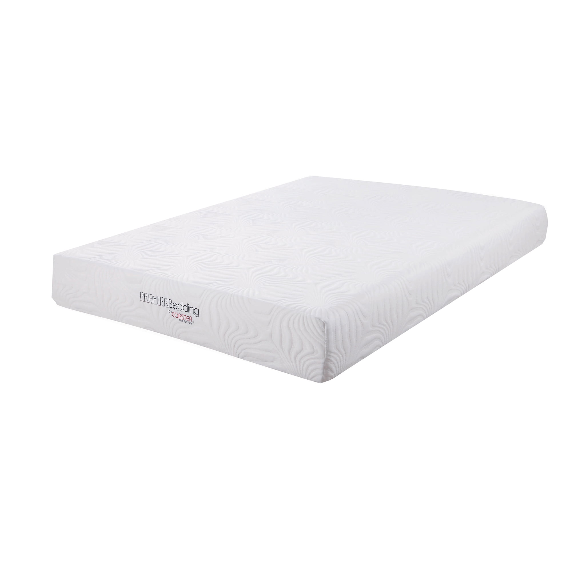 Eastern King Size Mattress with High Density Memory Foam, White