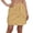 Yellow, variant on Cargo Skorts for Women Elastic Drawstring High Waisted Golf Skirt with Pockets Casual Summer Athletic Skort, 2XL