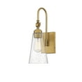 thumbnail image 4 of Warm Brass One Light Wall Sconce from the York Collection, 4 of 5