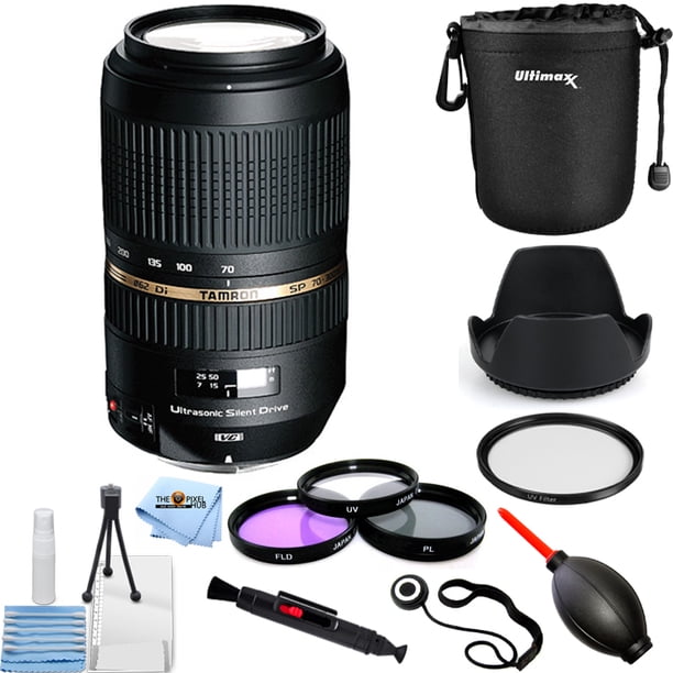 Tamron Sp 70 300mm F 4 5 6 Di Vc Usd Zoom Lens For Nikon Dslrs Pro Kit Walmart Com Walmart Com