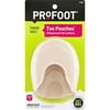 PROFOOT Toe Pouch Cushions Women's 6-10 (1 Pair) Protects Toes Cushions & Supports Tender Toes Trim to Fit All Shoe Types