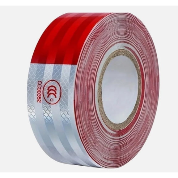2 Inch x 100 Feet DOT-C2 Reflective Safety Tape, Waterproof High Visibility Conspicuity Tape for Trailers, Trucks, Cars, RVs, Boats