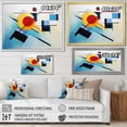 thumbnail image 4 of Designart "Colorful Suprematism quintessence Of Pure IV" Abstract Suprematism Floater Framed Wall Art Print, 4 of 7