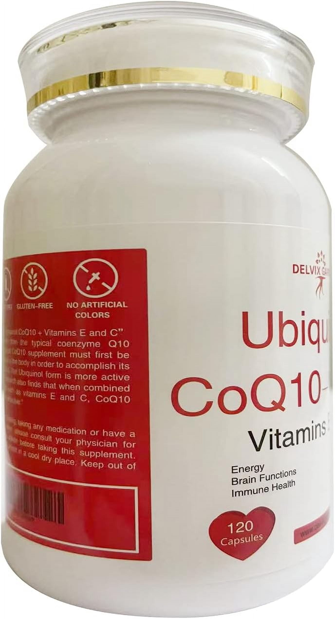 Ubiquinol CoQ10 200mg 120 Capsules – Antioxidant & Heart Health Support for Men & Women