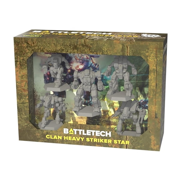 Set de miniaturas Catalyst Game Labs BattleTech Clan Heavy Striker Star
