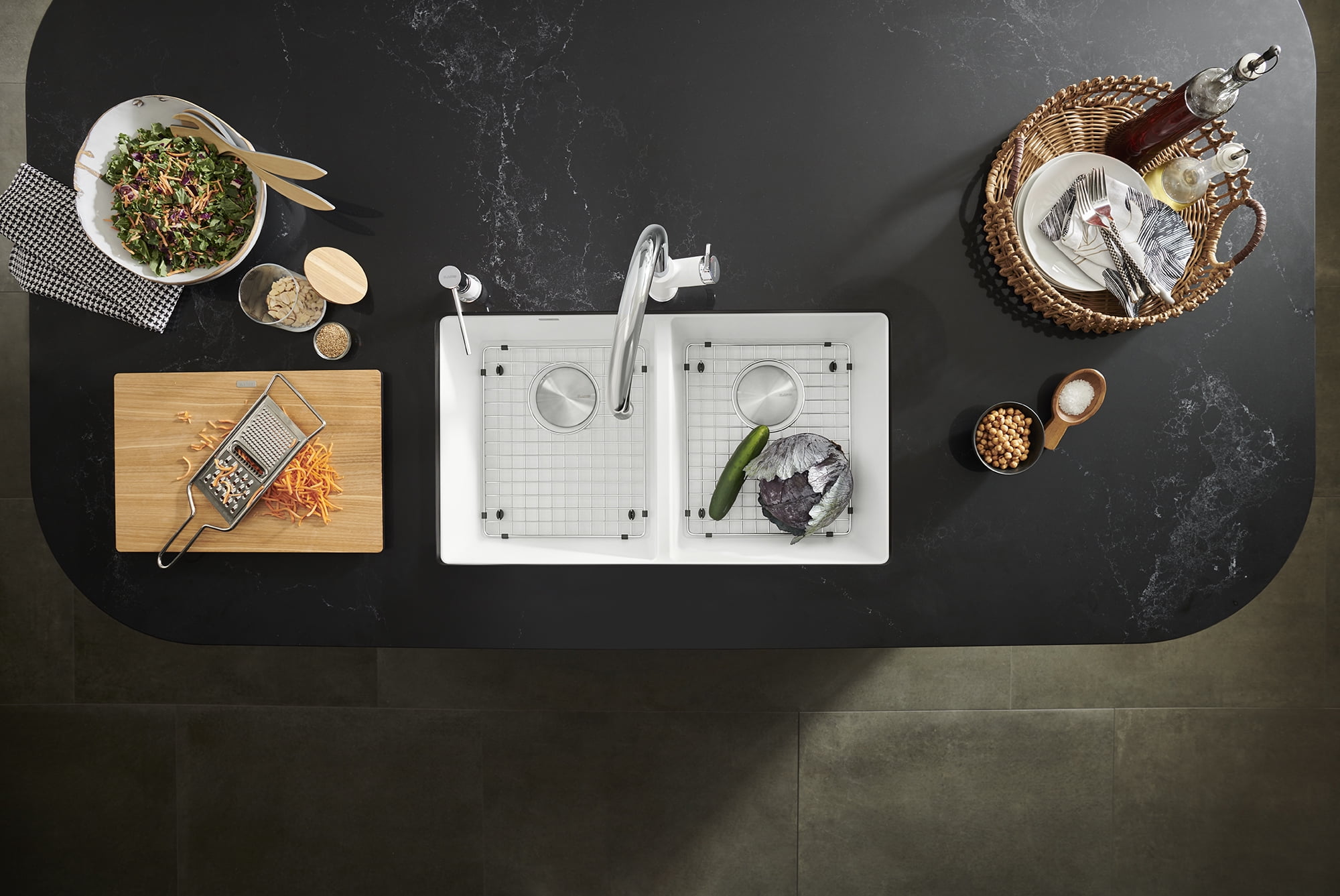 Blanco PRECIS Equal Double Bowl SILGRANIT Sink White