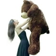 thumbnail image 3 of Big Plush 5 Foot Teddy Bear Soft Brown Premium Giant Stuffed Animal 60 Inch Snuggle Buddy, 3 of 18
