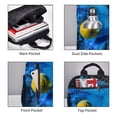 thumbnail image 3 of Yiaed Sports Tennis Ball Print Lightweight Backpack Travel Backpacks Hiking Daypack for Women Men, 3 of 5