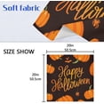 thumbnail image 2 of Coolnut Set of 6 Halloween Pumpkin and Bats Napkins Cloth Napkins 20"x20", Washable Polyester Dinner Napkins for Parties, Wedding, Restaurant, 2 of 6