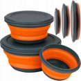 thumbnail image 1 of Silicone Folding Bowls 3pcs Tourist Motorhome, 1 of 5