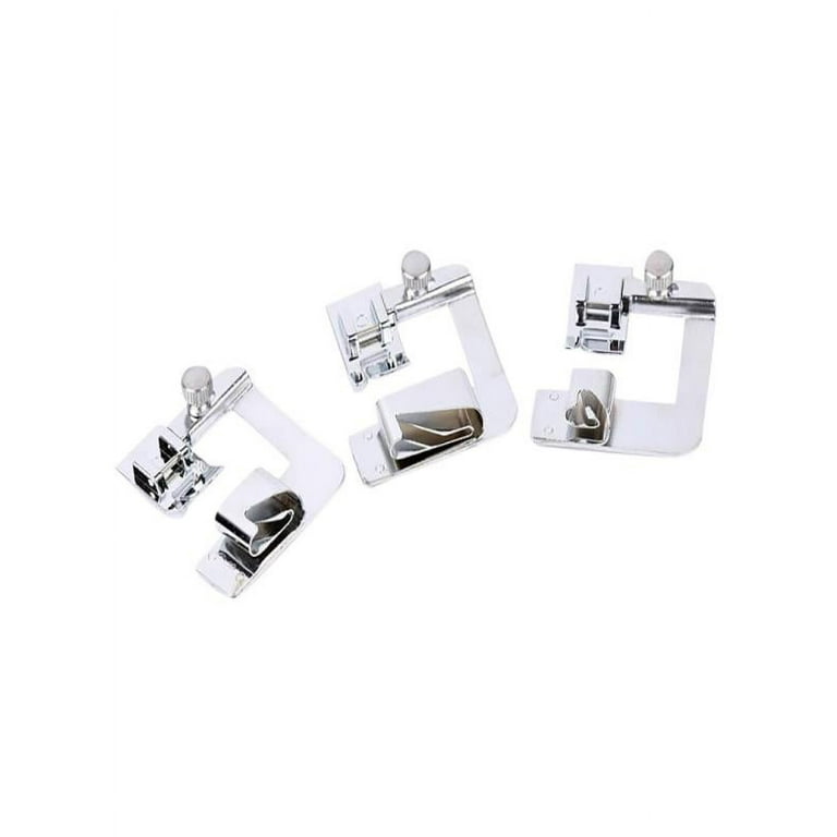 3 Size Wide Rolled Hem Foot 4/8 Inch 6/8 Inch 8/8 Inch Rolled Hemmer  Presser Foot for Low Shank Sewing Machine Fabric Cloth Foot - AliExpress