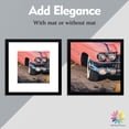 thumbnail image 2 of Mat Board Center 12x12 Picture Frames with Mat for 8x8 Photos, Black, Pack of 4, 2 of 7