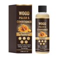 thumbnail image 2 of Natural Wood Polish & Conditioner with Orange Oil - Beeswax Furniture Polish and Cleaner, Oil & Wax Blend for Furniture, Cabinets, Tables, Doors & Trim, Enhances Color & Grain, Wood Care, 120ML, 2 of 9