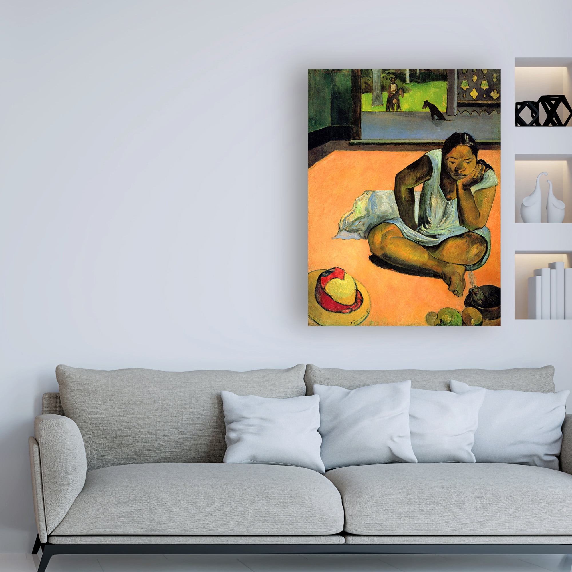 Trademark Fine Art 'La Boudeuse (Te Faaturuma)' Canvas Art by Paul Gauguin