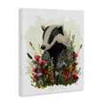 thumbnail image 3 of Stupell Industries Bohemian Badger with Poppy Blossoms Canvas Art, 30 x 40, by Fab Funky, 3 of 8