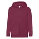 thumbnail image 1 of Fruit Of The Loom - Sudadera básica con capucha diseño Jacket Unisex niños niñas (Burdeos), 1 of 3