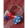 thumbnail image 5 of Elippeo Baby Girls Independence Day Romper Dress 3 6 9 12 18 Months Sleeveless Stars Print Romper with Headband, 5 of 10