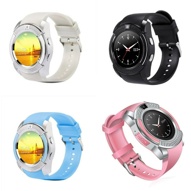 NEW SALE V8 Smart Wireless Watch Smartwatch Touch Screen Wrist Watch with Camera SIM Card Slot Waterproof Smart Watch Walmart