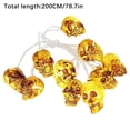 thumbnail image 3 of OAVQHLG3B Halloween String Lights, LED Skull Lights, Holiday Lights for Outdoor Decor,Battery Operated Waterproof Pumpkin String Lights for Halloween Party Decorations, 3 of 4