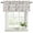 Brown, variant on Grey-Purple Flower Curtain Valances for Windows, Kitchen Valance Window Treatments Panel 2 Pack, Vintage Farmhouse Boho Leaf Spring Rod Pocket Short Curtains for Bathroom Bedroom 42 x 18 Inch
