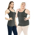 thumbnail image 2 of Stretch Is Comfort Women's and Plus Size Oh so Soft Long Length Base Layer Tank Top | Adult Small- 5x, 2 of 5