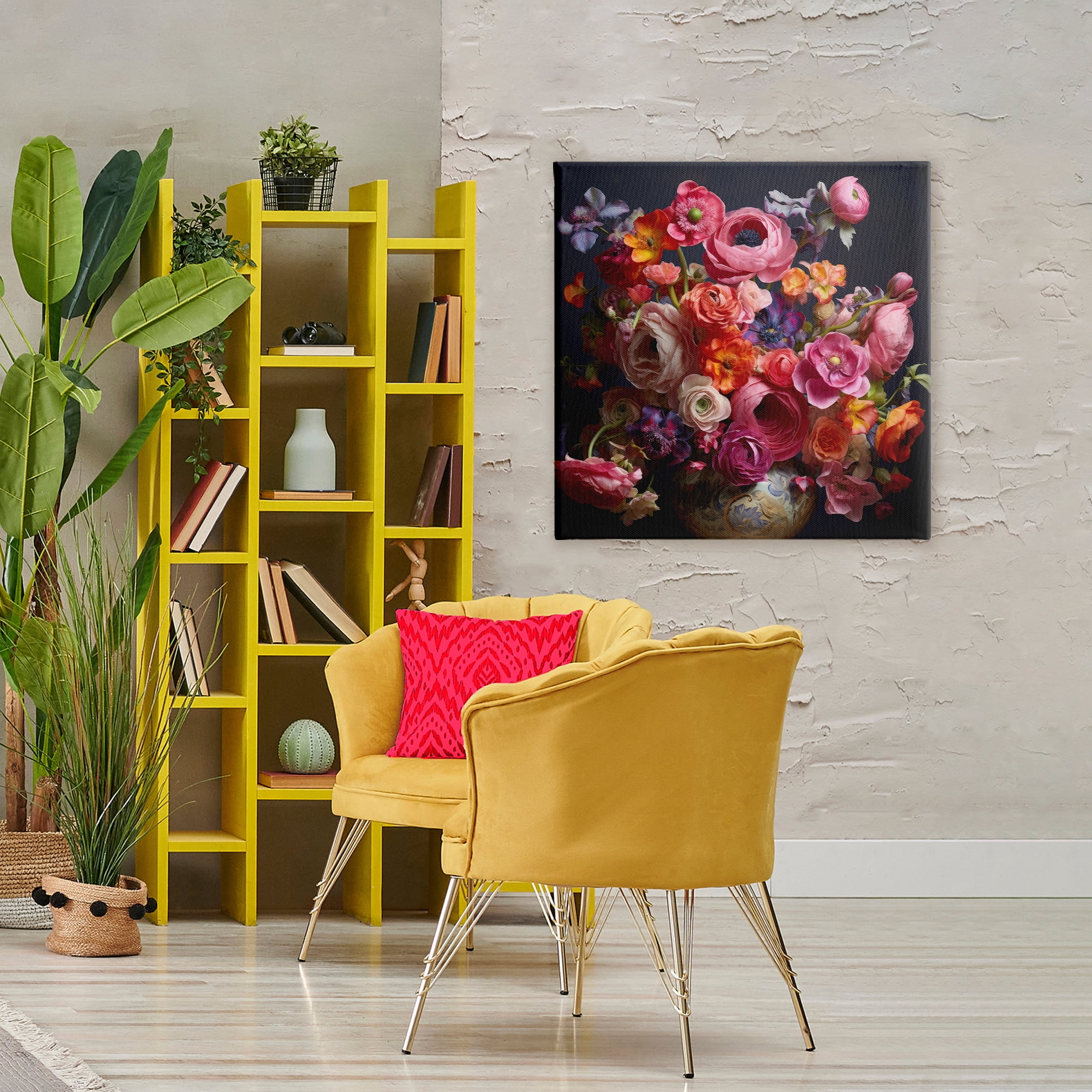Stupell Industries Harmonious Composition of Florals Canvas Wall Art, design by Lazar Studio