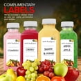 thumbnail image 5 of Juice Bottles with Caps for Juicing & Smoothies, Reusable Clear Empty Plastic Bottles with Caps, 12 Ounce Drink Containers for Mini Fridge, Juicer Shots, Small Water Bottles Bulk 12 oz (12 Pack), 5 of 7