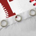 thumbnail image 4 of Manfei Letter Monogrammed T Boy Blackout Curtains Set of 2 (52x84 Each),Sport Baseball Window Curtains,Ball Gamer Curtains and Drapes,Lightweight Room Decor, 4 of 6