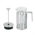 thumbnail image 4 of Coffee Pot, French Press Coffee Pot, Stainless Steel Handle Stainless Steel + Glass Material Food Grade Rubber  Filter Net For Coffee At Home Making Tea, 4 of 8