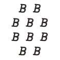 thumbnail image 3 of Matsuzay Letras de metal Números de casa Decoración de puerta fácil de instalar No es fácil de desvanecer Amplia aplicación B17--B B17--B 10Conjunto, 3 of 6