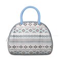 thumbnail image 2 of Earthy Boho Lunch Bag&nbsp;– Thermal Insulated Reusable Tote, Eco-Friendly Cooler for Commuting, Office & Student Bento, 2 of 4
