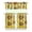 cfcl-737, variant on Rustic Blooming Curtains 36 Inch - 3 Panel Bohemian Country Farmhouse Set with Vintage Floral Print, Rod Pocket Kitchen Window Drapes