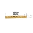 thumbnail image 4 of Sonducket Bass Guitar Top Nut Universal Music Playing String Instrument Metal String Roller Pieza de repuesto Reemplazar componentes Accesorios para instrumentos musicales 12 cuerdas Sonducket OD030782-03, 4 of 6