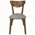 thumbnail image 3 of Pemberly Row Chaise d'Appoint en Noyer Naturel et Gris, 3 of 6