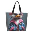 thumbnail image 1 of Easygdp Lady Duck Bolsas Tote para Mujer, Bolsos de Hombro para Viaje, Bolsos de Mano de Gran Capacidad para Compras y Trabajo, 1 of 8